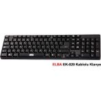 Q Usb Siyah Türkçe Kablolu Standart Klavye Ek-020