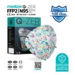 Q-Zer FFP2 N95 30'lu Bahar Çiçekleri Desenli Maske