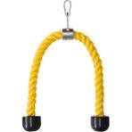 Q1 Profesyonel Sarı Triceps Halat 80 cm - Kanca Hediyeli
