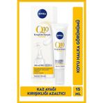 Q10 Power Kırışıklık Karşıtı ve Sıkılaştırıcı Göz Kremi 15ml, Kaz Ayağı Görünümü, Koyu Halka Karşıtı