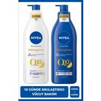 Q10 Sıkılaştırıcı Vücut Bakım Sütü Kuru Cilt 400ml Ve Vücut Losyonu Normal Cilt 400ml, C Vitam