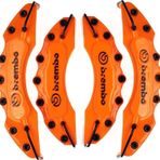 Q2 Uyumlu Brembo Turuncu Kaliper Kapağı 4 Parça Ön Arka Set