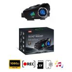 Q28 Intercom Kameralı Kask Kulaklık | Full Hd 1080P Kamera | 32Gb Hafıza Kartlı | Bluetooth | Eller Serbest