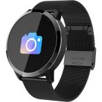 Q8 Bluetooth Akıllı Izle Android Telefon Için Kalp Hızı Kan Basıncı Bilezik Siyah 1 - Renkli