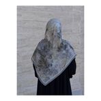 Qalortex Scarf Pamuklu Soft Âlâ Desen Eşarp-Gümüş