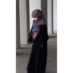 Qalortex Scarf Pamuklu Soft Mihrâ Desen Eşarp-Karma