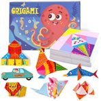 Qanye 152 yaprak Origami Kağıt Renkli Origami Kağıt DIY Sanat El Sanatı Kağıdı Çift Taraflı Origami Kağıt Seti Origami Eğitimli Çocuk Origami El Sanatı ile 72 çeşit Origami El Sanatı vardır