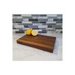 qarqa ''HERKÜL MEDİUM'' Doğal Ceviz Profesyonel Kesme Tahtası -40X25X5 cm-Lazerle Ücretsiz Kişiselleştirme