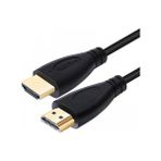 Qasul 5 Metre HDMI Kablo Full Hd , Uyumlu Yüksek Hızlı HDMI Kablosu Hdtv, Lcd, Plazma, HDMI Girişli Monitör Bağlantısı - Siyah