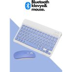 Qasul Klavye Mouse Seti Mini Q Kablosuz Klavye Mouse Set 2.4g Wirelless Multimedya Ultra Ince Sessiz