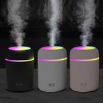 QASUL Mini taşınabilir USB hava nemlendirici ultrasonik arıtma Aroma Yayıcı Mini hava nemlendirici elektrikli gece lambası USB