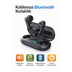 qasul Ultra İnce TWS Kablosuz Bluetooth Kulaklık 5.1 LED Şarj Göstergeli Net Ses & Güçlü Bass