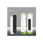 qasul Yeni Nesil TypC Port Girişli Akım Korumalı 10 Girişli 4 Priz 4 USB, 2 Type-C Giriş, Isıya Dayanıklı