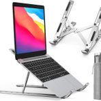 Qatalitic Taşınabilir Dizüstü Bilgisayar Standı, Çok Seviyeli Ayarlanabilir ve Katlanabilir Dizüstü Bilgisayar Tutacağı, Alüminyum Ergonomik Tasarım, Tüm Dizüstü Bilgisayarlarla Uyumlu - İş, Çalışma