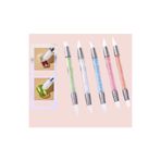 QBEE PROFESSIONAL Hamur Jel Şekil Verme Fırçası Nail Art Fırça Silikon Tırnak Fırçası 5li Set