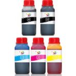 Qc Epson Expression Premium XP-801 Yazıcı Uyumlu Kartuş Mürekkebi PRO 250ml PRO Set-5 Renk - Renkli