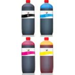 Qc Epson Machjet 810C Yazıcı Uyumlu Kartuş Mürekkebi PRO 1000ml PRO Set-4 Renk - Renkli