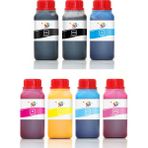 Qc Epson Pro 10600 Yazıcı Uyumlu Kartuş Mürekkebi PRO 250ml PRO Set-7 Renk - LGY Pigment - Açık Gri ve PRO Set - 7 Renk