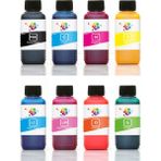 Qc Epson Stylus Pro GS6000 Yazıcı Uyumlu Kartuş Mürekkebi PRO 100ml PRO Set-8 Renk - PRO Set - 8 Renk