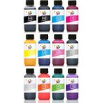 Qc Epson SureColor SC-P7500 Spectro Yazıcı Uyumlu Kartuş Mürekkebi PRO 100ml PRO Set-12 Renk - PRO Set - 12 Renk