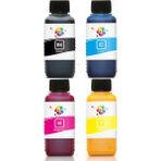 Qc Epson WorkForce Pro WF-C579RDTWF Yazıcı Uyumlu Kartuş Mürekkebi PRO 100ml PRO Set-4 Renk - Renkli