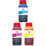 Qc HP Photosmart A300 Serisi Yazıcı Uyumlu Kartuş Mürekkebi PRO 250ml PRO Set-3 Renk - Renkli