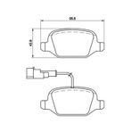 QCB QCB4123 Arka Balata Linea Tüm Modeller-Alfa 147 01- 156 97-03 Gt 03-10