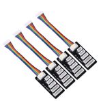 QCCAN 4 ADET JST-XH 2-6S Lipo Pil Şarj Denge Panosu Genişletme Kartı Adaptör Dönüştürücü JST-XH Konektör Denge Panosu için