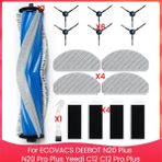 Qcuiil Ecovacs Deebot N20 Plus, N20 Pro Plus, Yeedi C12, C12 Pro Plus Robot Süpürge Aksesuarları Kiti Için Yedek Parçalar (Yurt Dışından) - Süpürge Yedek Parçaları