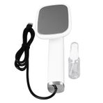 Qcwwy Konfeksiyon Buharlı Ütü, 20 ML Kapasiteli Dönebilen El Mini Taşınabilir USB Fişi Buharlı Ütü Makinesi Ev Seyahat Yurtlar Için Giysi Kumaş Kırışıklıkları (WHITE)