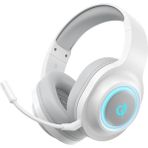 Qcy Heroad V200 Rgb 7.1 Kablosuz Gaming Oyuncu Kulaklığı 3 Modlu (Bt, 2.4ghz, Type-C) Beyaz