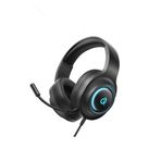 QCY Heroad V200 RGB 7.1 USB Kablolu Gaming Oyuncu Kulaklığı Siyah