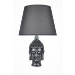 Qdec Cobalt Gri Modern Dizayn Büyük Buda Abajur