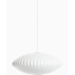 qdec Japon İpek Avize Elips 40 cm - Beyaz