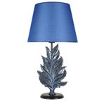 Qdec Modern Dizayn Cobalt Mavi Yaprak Abajur
