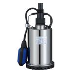 Qds-75A 1 Hp Sifir Emişli Paslanmaz Pis Su Drenaj Pompasi