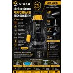 Qdx 2Hp Şamandıralı Dalgıç Su Pompası 40 Metre Basma 1.5'' Çıkışlı Bakır Sargılı Temiz Su Motoru