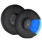 QeeFop 1 çift soğutma jeli kulak yastığı, JBL JR300 T450BT T500BT 510BT kulak yastıkları ile uyumlu (siyah)