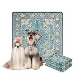 Qeils Köpekler için Yıkanabilir Pee Pedleri, 2'li Paket Yeniden Kullanılabilir Köpek Pedleri 36"x36" Süper Emici Sızdırmaz Köpek Eğitim Pedleri, Sandık, Zemin, Kanepe, Whelping Pedleri Çöp Matı Yavru