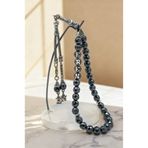 QELA COLLECTION Kişiye Özel İsimli El Yapımı Faset Kesim Hematit Tesbih Erkek Hediyelik