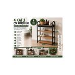 QEN PLASTİK 2 KAT RAF 2 KAT SEPET ÇOK AMAÇLI ORGANİZER