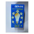 qenos 10w 1w Led Ampul Beyaz Renk 10w 1w Gece Lambası Ampul 2 Renk Led Ampul Beyaz-yeşil