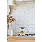 Qerhome Cam Mikrodalga Mısır Patlatma Kabı Borosilikat ( Ocak Üzerinde Kullanılabilir)