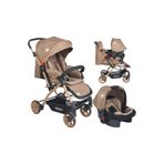 QESSO Baby Aqua Model Bebek Arabası Travel Puset Kahve