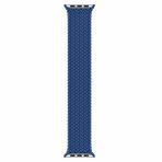 Qfit Apple Watch Uyumlu 42/44 mm Mavi S Spor Örgü Loop Kordon