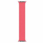 Qfit Apple Watch Uyumlu 42/44 mm Pembe L Spor Örgü Loop Kordon