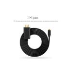 Qgeem QG-UA11 Type-C to HDMI 4K Kablo 120 cm - HDCP özelliği - 10 Gbps Görüntü Aktarım Kablosu