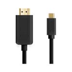 Qgeem Qg-ua11 Type-c To Hdmı Kablo 1.8m Siyah