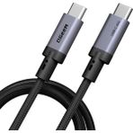 Qgeem Qg03 Type-c To Type-c Pd 40g 8k 60hz Data Kablosu Ve Çevirici 240w 1m Gri
