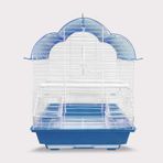 Qh Kuş Kafesi 30x23x40 Cm Mavi Muhabbet Kanarya